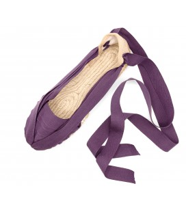 Espardenya de Pagès Morada modelo Pinxo suela mixta 2