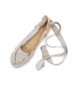 Espardenya de Pagès Gris modelo Pinxo suela mixta 2