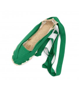 Espardenya de Pagès Verde modelo Pinxo suela mixta 2