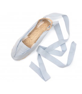 Espardenya de Pagès Azul Claro modelo Pinxo suela mixta 2