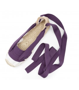 Espardenya de Pagès Morado modelo Taverner suela mixta 2